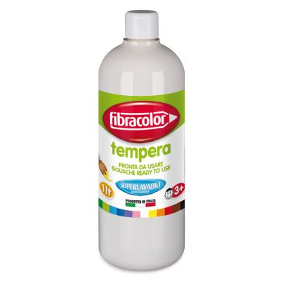 Guašš 1000ml 000 valge -white Fibracolor