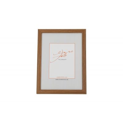 Picture frame Notte 30x40 walnut brown plastic, support leg
