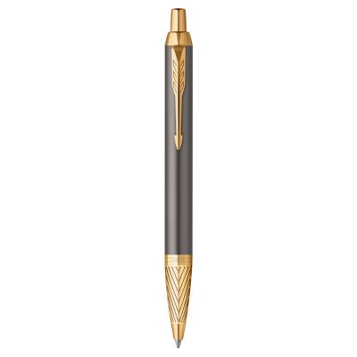 Ballpoint pen Parker IM Pioneer Gray GT, Medium blue