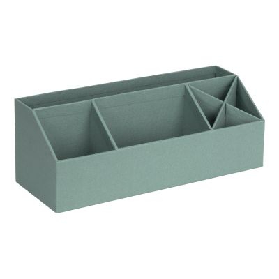 Stationery stand Elisa Bigso Box, Canvas Paper Laminate Soft Teal C16