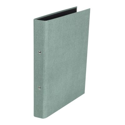 Ring binders A4 2-ring Ringo Bigso Box, Canvas Paper Laminate Soft Teal C16