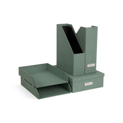Dokumentide organiseerimise komplekt Holger Bigso Box, Canvas Paper Laminate Soft Teal C16