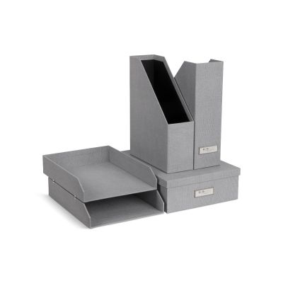 Dokumentide organiseerimise komplekt Holger Bigso Box, Canvas Paper Laminate Ash C62