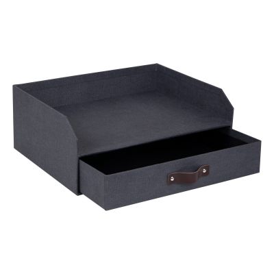 Document drawers Walter Bigso Box, Canvas Paper Laminate Black C68