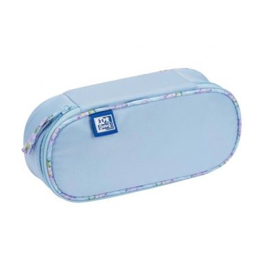 Pinal Oxford Flowers ovaalne, pastell sinine