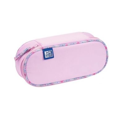 Pinal Oxford Flowers oval, pastel pink