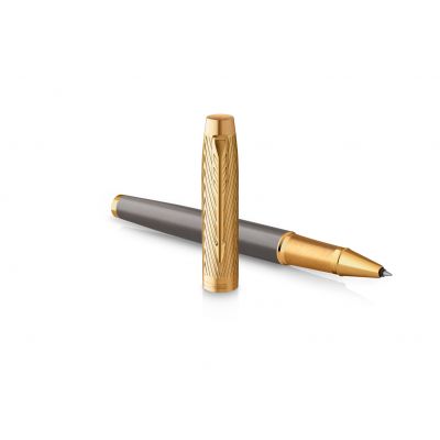 Roller Ball Parker IM Premium Pioneer Gray GT, Fine black