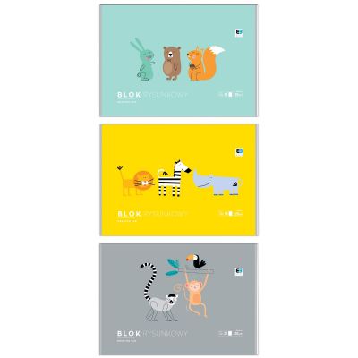 Drawing pad A3 20 sheets 120g BEBE Kids assortment Interdruk