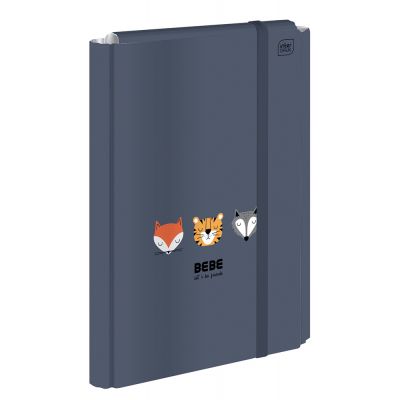 Folder with rubber A4+ wide BEBE B, cardboard, Interdruk