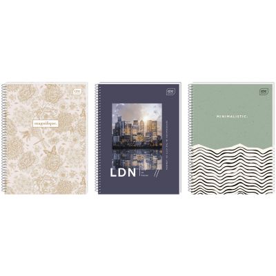 Notebook A5 160 lehte, 70g, spiraalköide, 5x5ruut, Mix assortii Interdruk