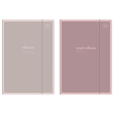 Folder with rubber A4+ cardboard, Hybrid Words assortment, Interdruk