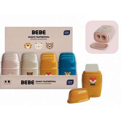 Pencil sharpener/eraser BEBE Friends assortment, Interdruk