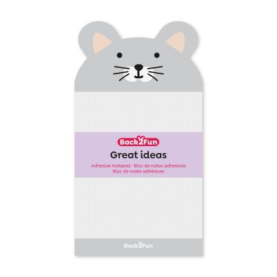 Märkmepaber iseliimuv B2F ANIMAL MOUSE 60 lehte Miquelrius