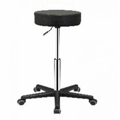 Cantilever chair CORK, without headrest, H50-66cm, seat D-35cm / black artificial leather PU
