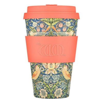 Kohvitops ECOFFEE CUP 400ml William Morris, Strawberry Thief