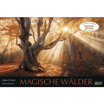 Seinakalender suur Maagilised metsad 2025, 39x58cm