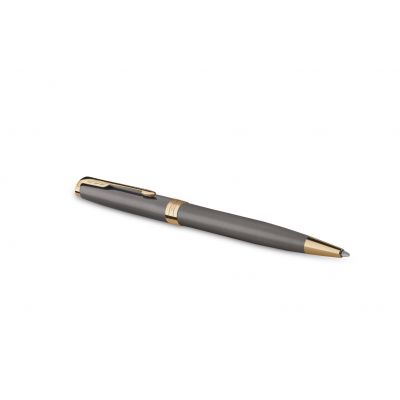 Ballpoint pen  Parker Sonnet Grey Lacquer GT Medium black