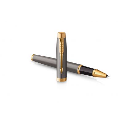 Roller ball Parker  IM Grey Lacquer GT, Fine black