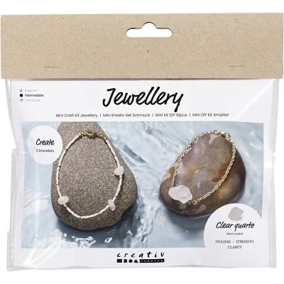 Craft kit Creativ Mix Jewelery Rock Crystal, making bracelets