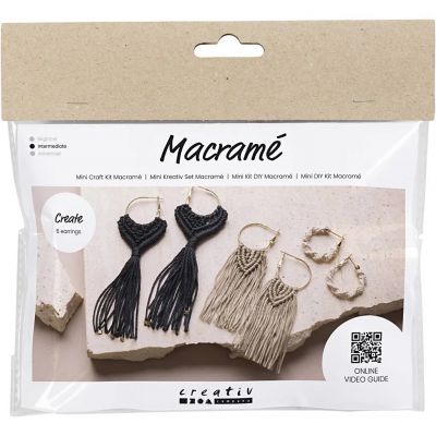 Craft kit Creativ Mini Macrame earrings