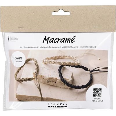 Craft kit Creativ Mini Macrame bracelets