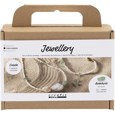 Craft kit Creativ Mini Jewelery Aventurine, necklace and bracelet