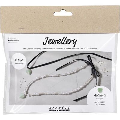 Craft kit Creativ Mini Jewelery Aventurin Heart, necklace