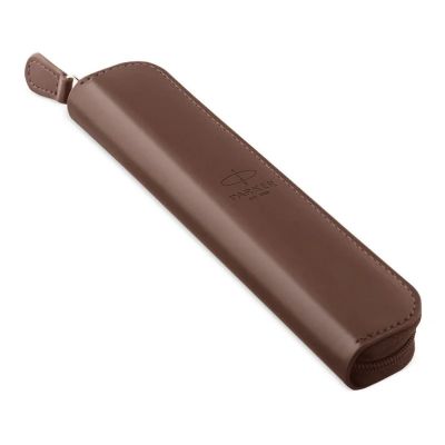 Pencil case Parker eco-leather, burgundy