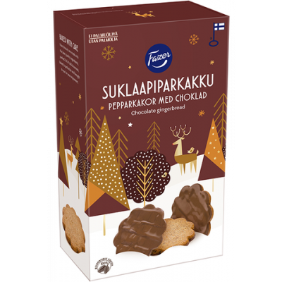 Piparkoogid piimašokolaadiga Fazer, 175g