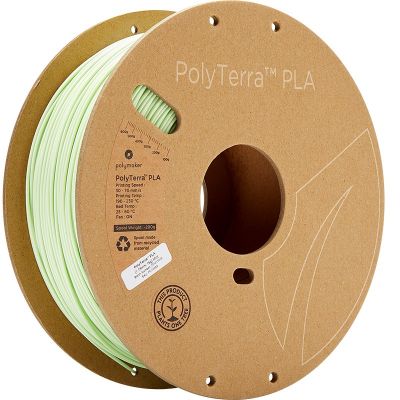 PLA filament 3D-printerile Polymaker PolyTerra, Mint,  heleroheline, 1,75mm, 1kg