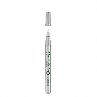 Marker ICO Christmas M 1-1,5mm, silver