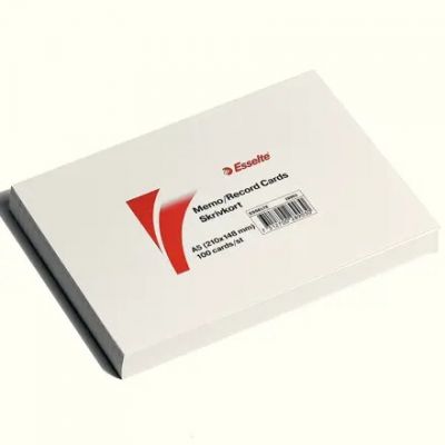 Märkmepaber Cardo Esselte A5L 100 lehte, kahepoolne joon, paber 170 gsm