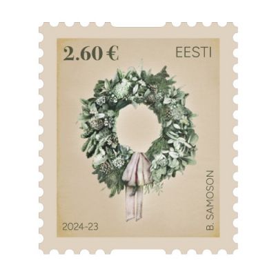 Postage stamp nominal 2,6 eur, Christmas