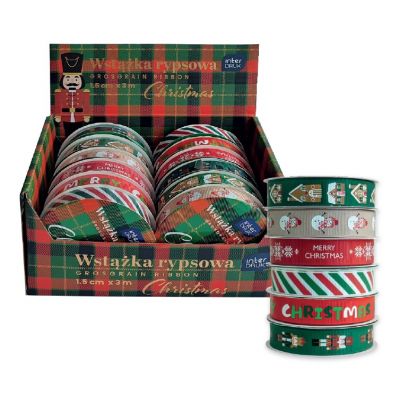 CHRISTMAS grosgrain ribbon 3 m