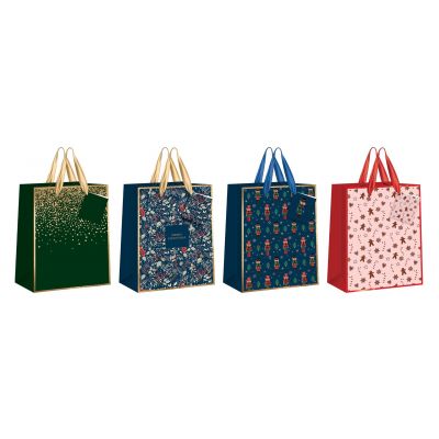 Gift bag Christmas L 33 x 46 x 13cm, assortment, Interdruk