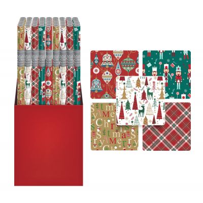 Kinkepaber 70x200cm Christmas assortii Interdruk