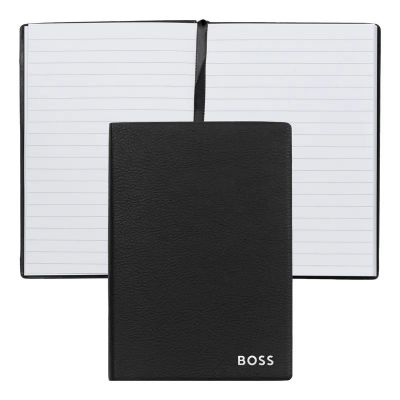Notebook A6 BOSS Essential Black, lined contents