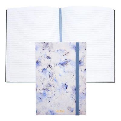 Notebook A5 BOSS Tie-dye Flower Violet, lined contents