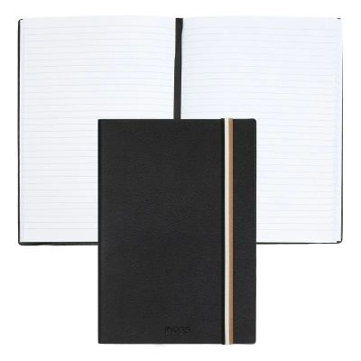 Notebook A5 BOSS Iconic Black, lined contents
