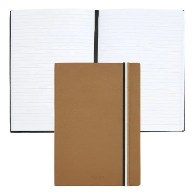 Notebook A5 BOSS Iconic Camel, lined contents