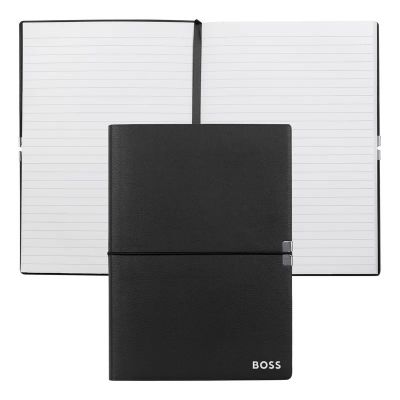 Notebook A5 BOSS Elegance Black, lined content