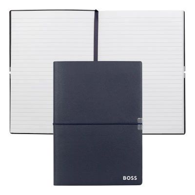 Notebook A5 BOSS Elegance Navy, lined contents