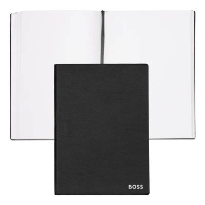 Notebook A5 BOSS Essential Black, white contents
