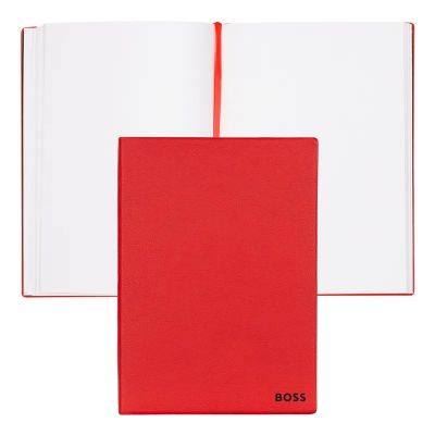 Notebook A5 BOSS Essential Red, lined content