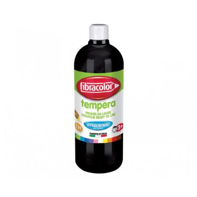 Guašš 1000ml 001 must -black Fibracolor