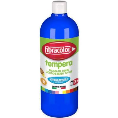 Guašš 1000ml 003 sinine -blue Fibracolor