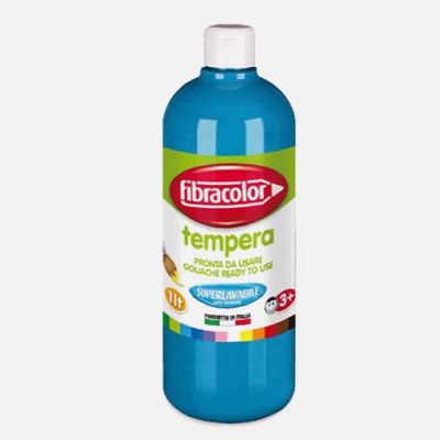 Guašš 1000ml 010 helesinine -light blue Fibracolor