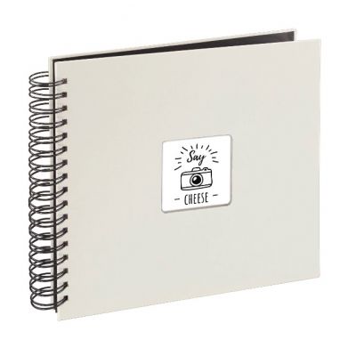Hama "Fine Art" Spiral Album, 28 x 24 cm, 50 Black Pages, chalk