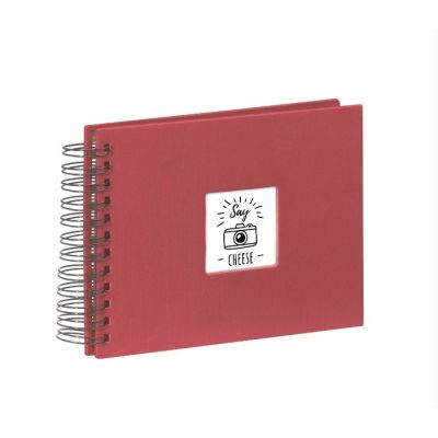 Hama "Fine Art" Spiral Album, 24 x 17 cm, 50 Black Pages, Bordeaux
