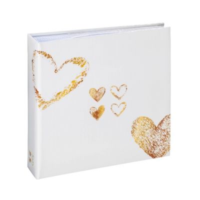 Hama "Lazise" memo album for 200 photos with a size of 10x15 cm, gold